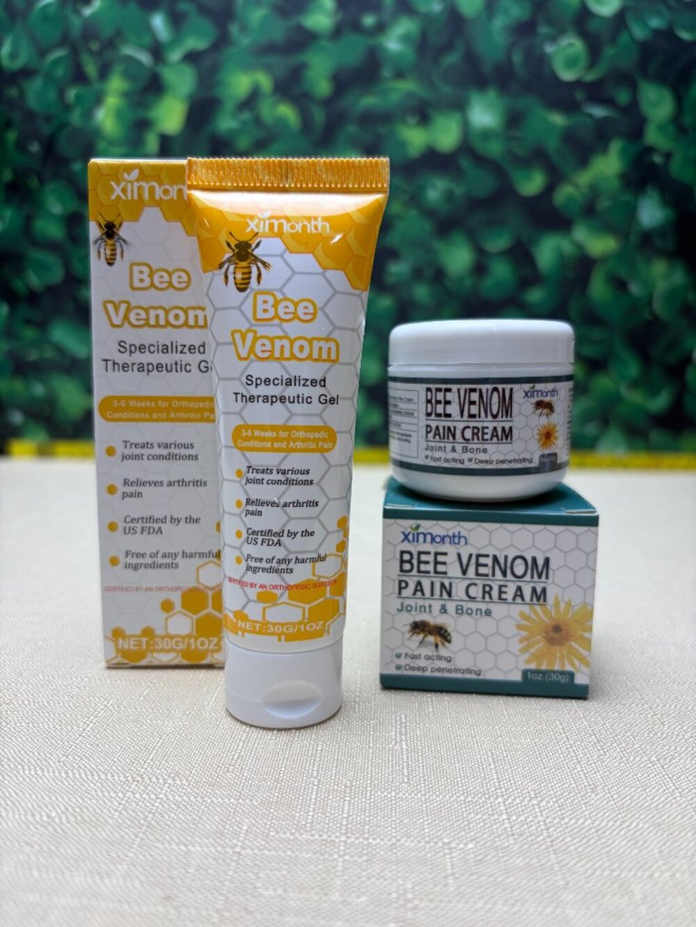 Bee Venom Pain Cream & Therapeutic Gel